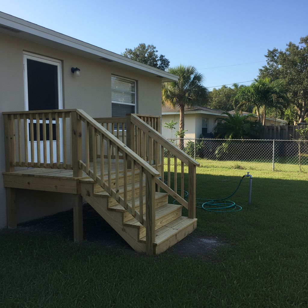 Deck Repair completed by Apex Deck Solutions in Tampa, FL