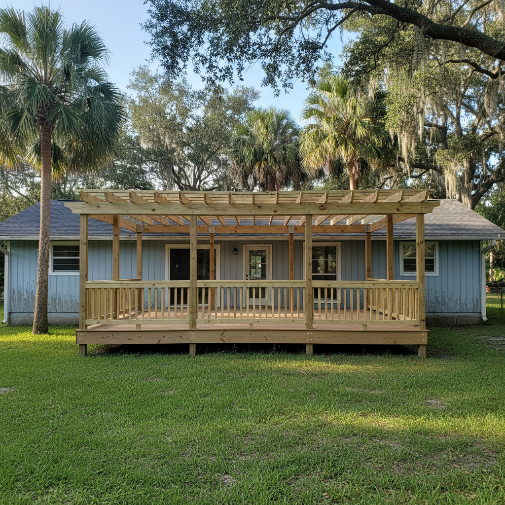 Deck Staining & Sealing completed by Apex Deck Solutions in St. Petersburg, FL