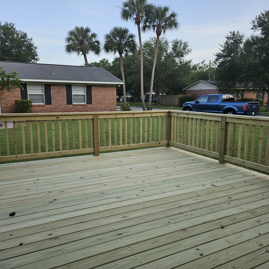 Deck Framing & Ledger Repair completed by Apex Deck Solutions in Venice, FL
