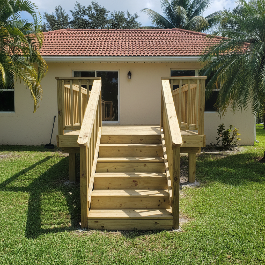 Deck Installation completed by Apex Deck Solutions in Parrish, FL
