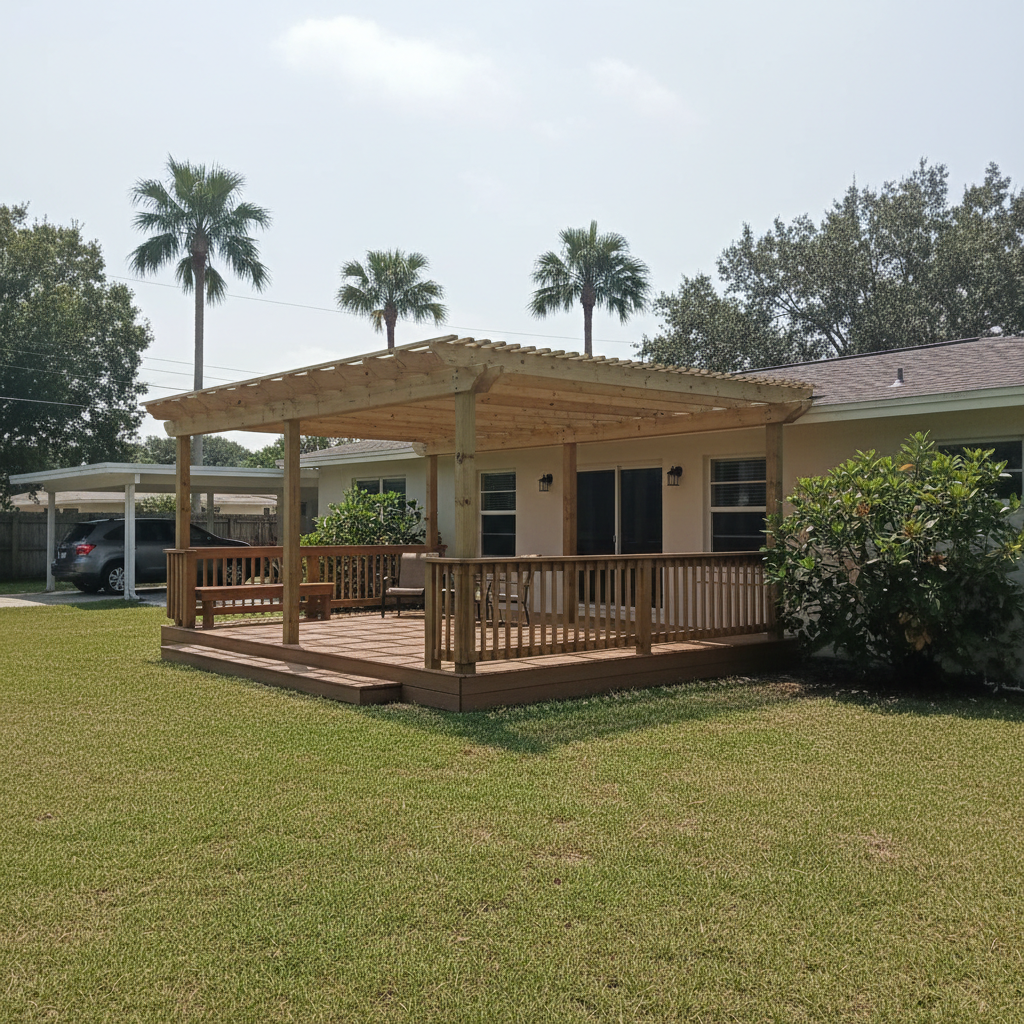Deck Installation completed by Apex Deck Solutions in Lakewood Ranch, FL