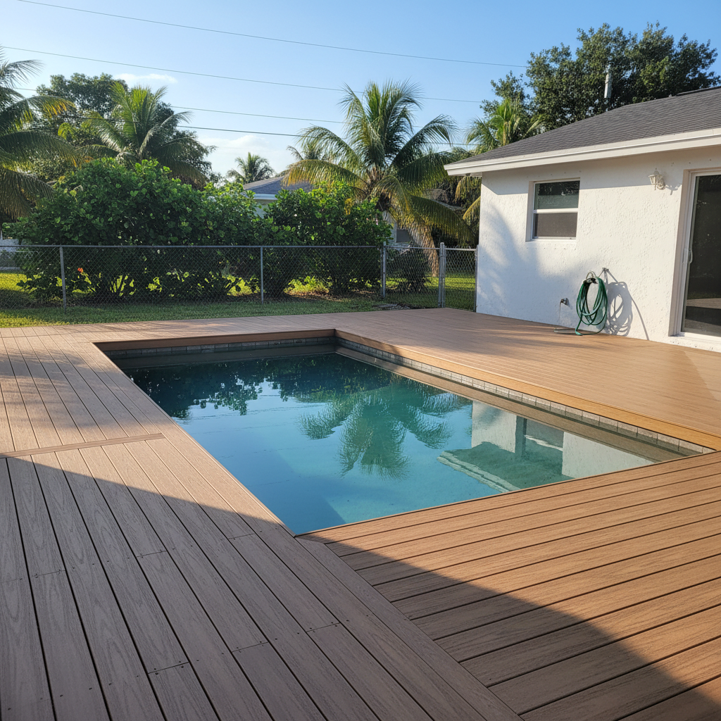 Custom Deck Design completed by Apex Deck Solutions in St. Petersburg, FL